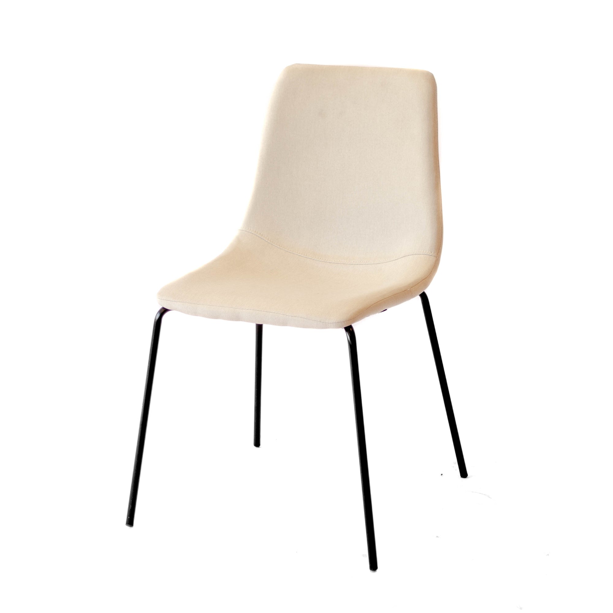 Cream Fabric w/ Black Leg