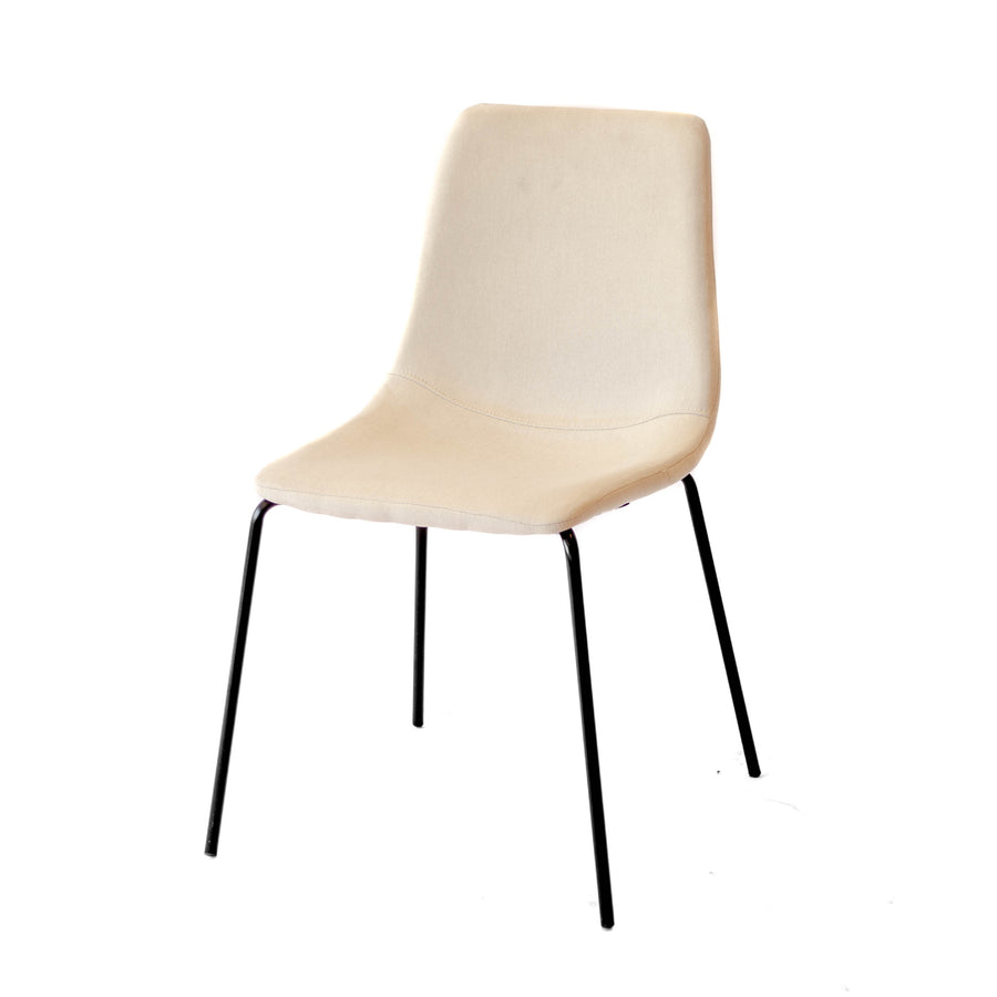 Cream Fabric w/ Black Leg