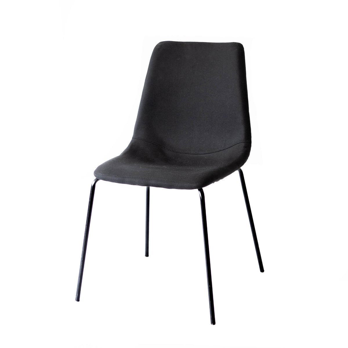 Black Fabric w/ Black Leg
