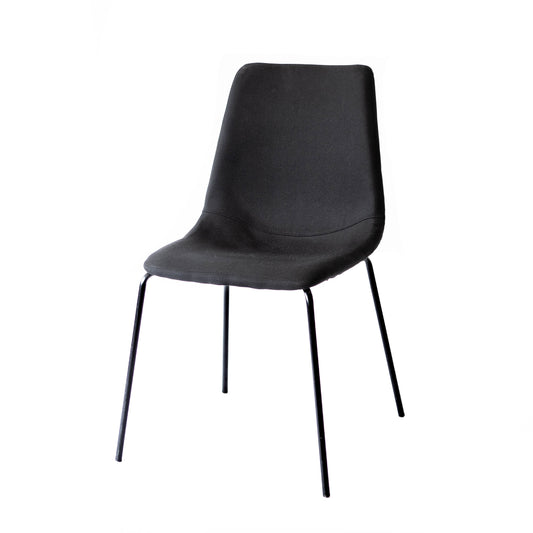Black Fabric w/ Black Leg