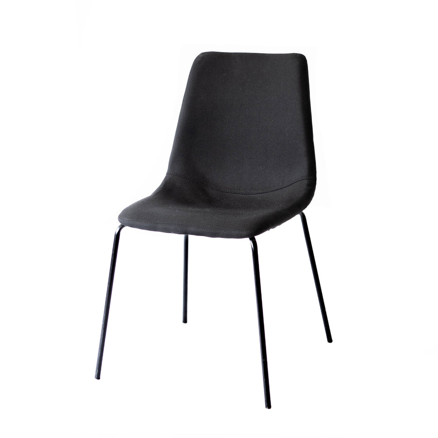 Black Fabric w/ Black Leg