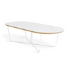 Coffee Table - Array Oval White