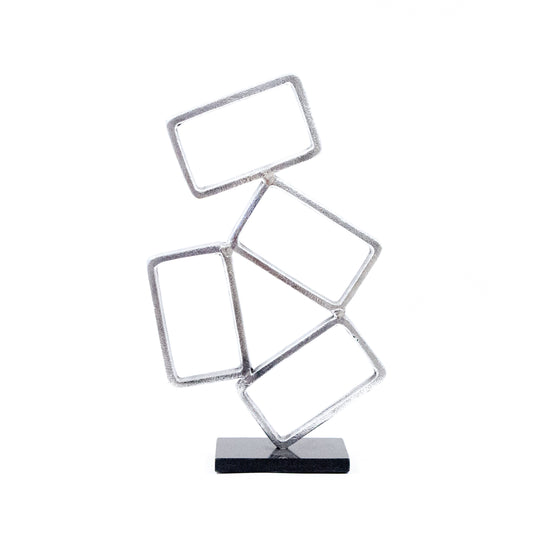 Metal Abstract 4 Rectangles