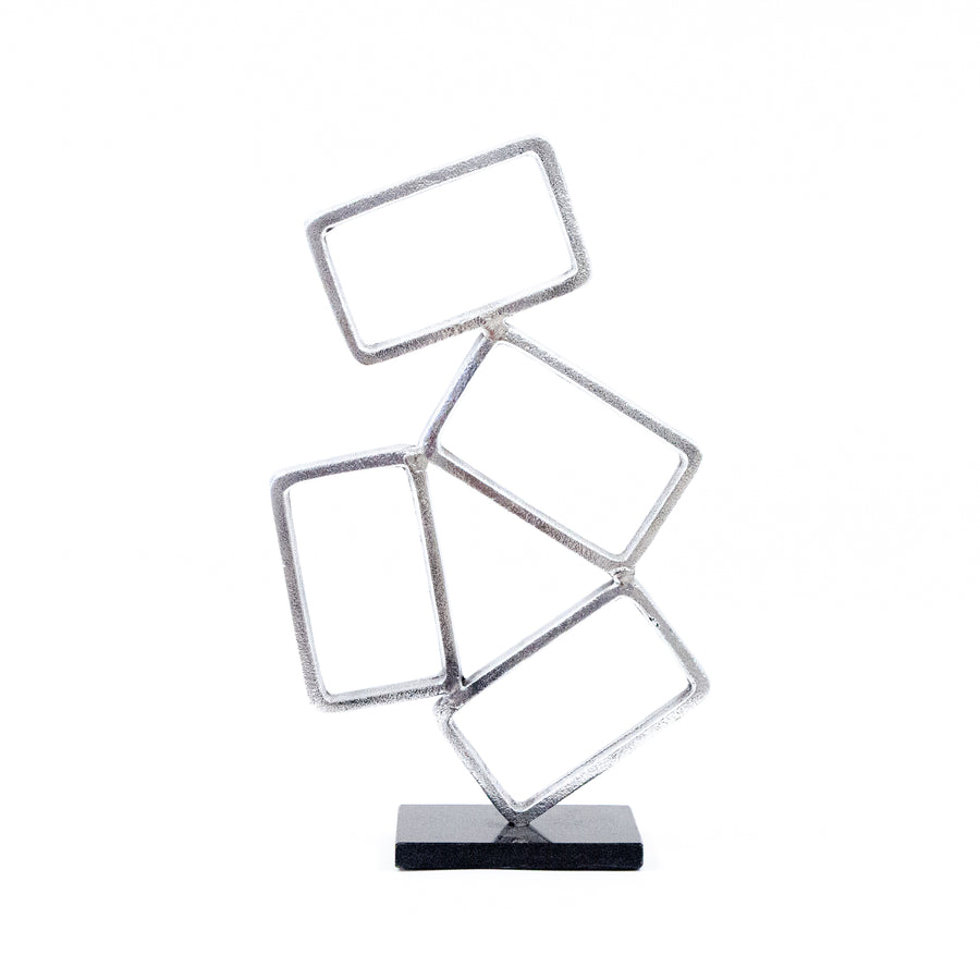 Metal Abstract 4 Rectangles