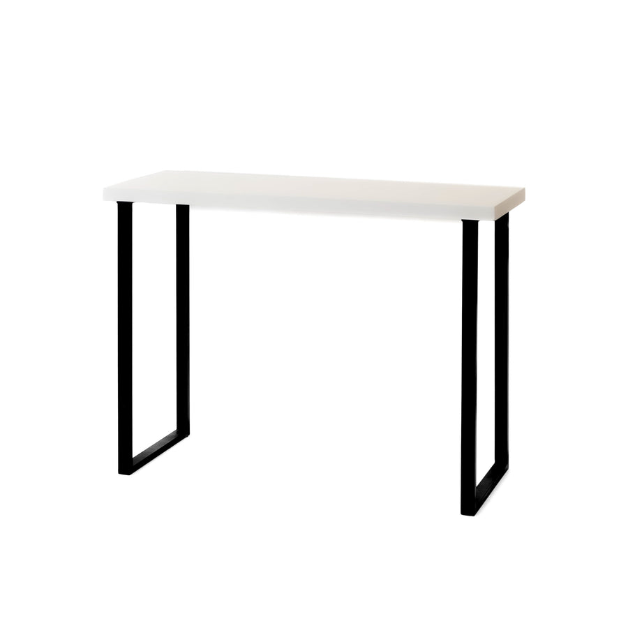 Console - White w/ Black Leg Medium - 39"