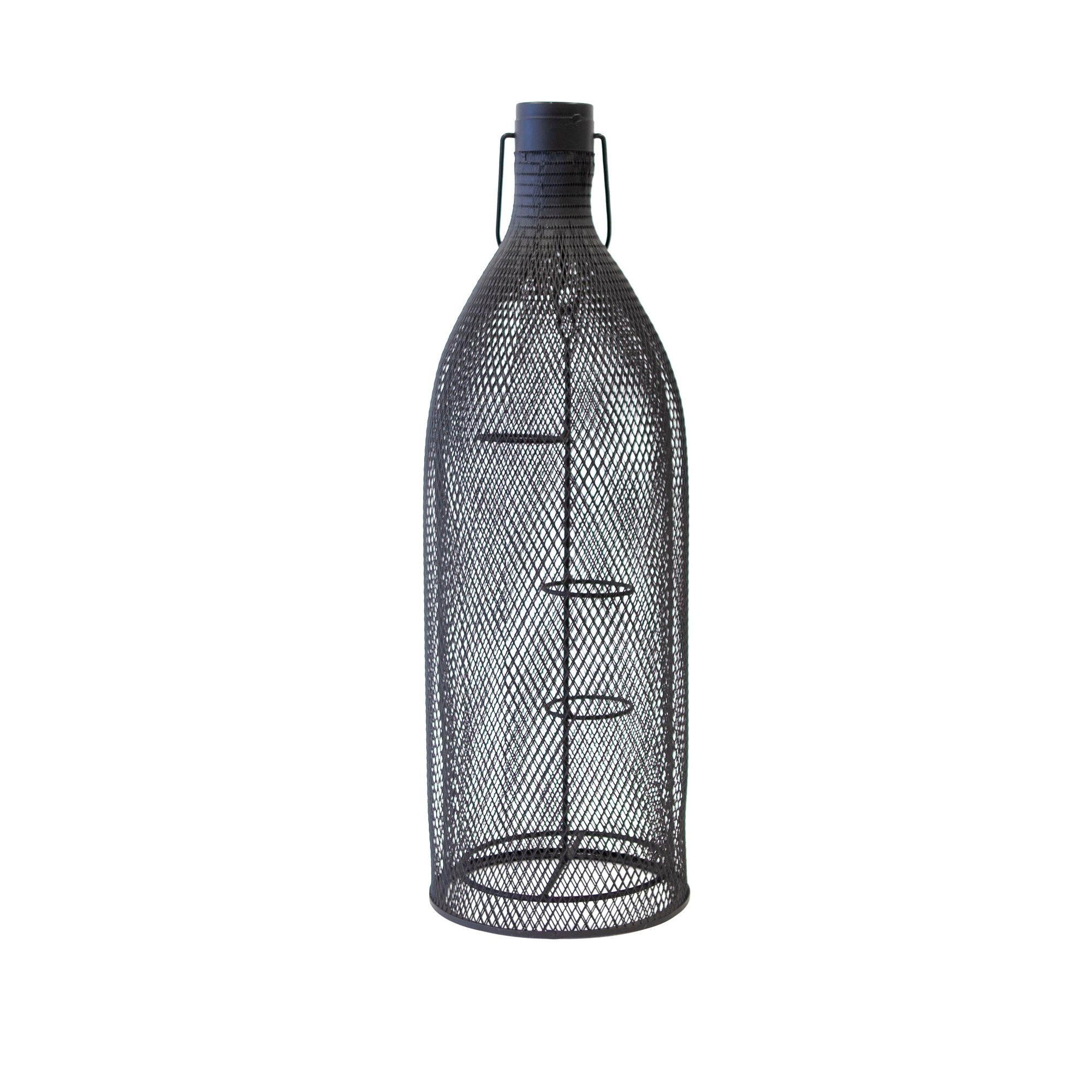 Bottle - Black Wire Small
