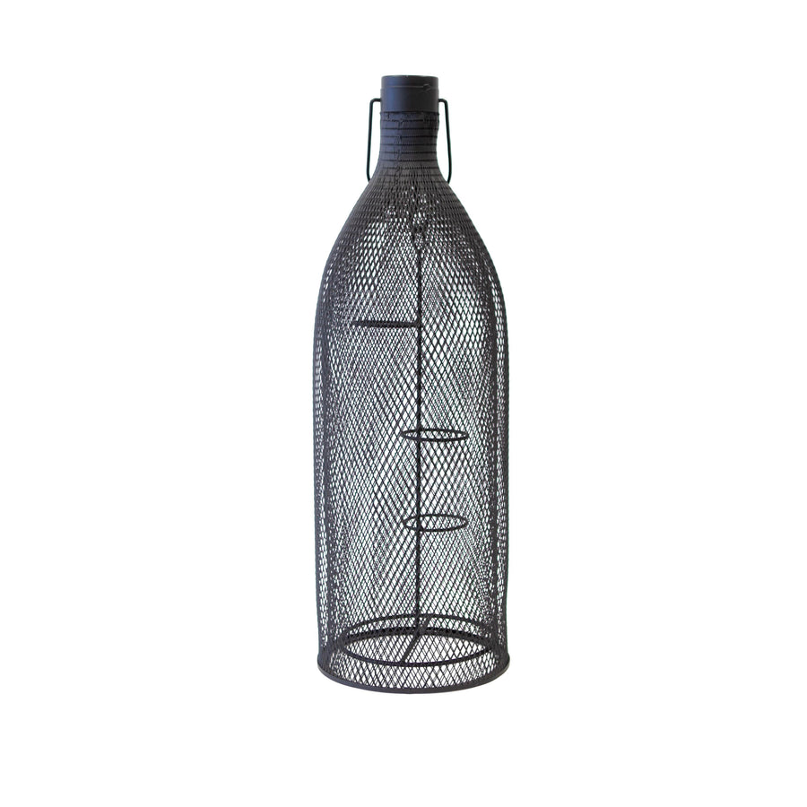 Bottle - Black Wire Small