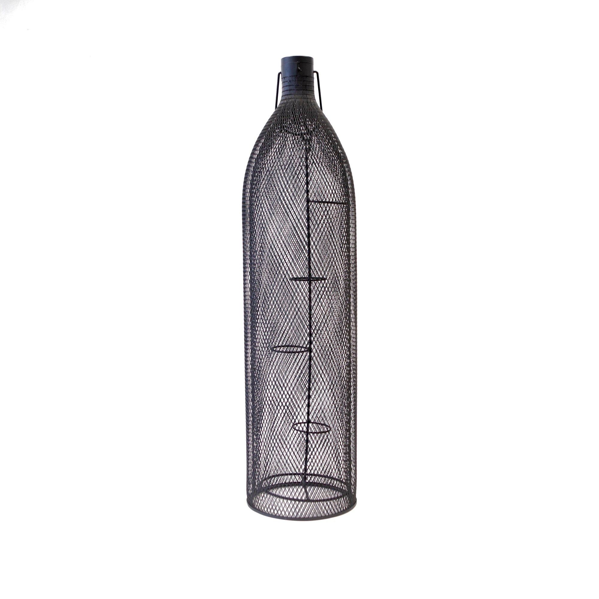 Bottle - Black Wire Large