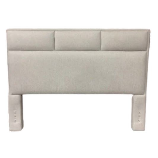 Headboard - Queen Light Grey 3 Tuft Section