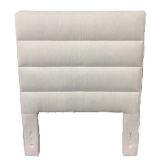 Headboard - Twin Adelaide 4 Horizontal Sections Cream