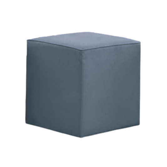 Pouf - Cube Upholstered Blue