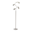 Floor Lamp - Silver Adjustable w/ 4 Lights