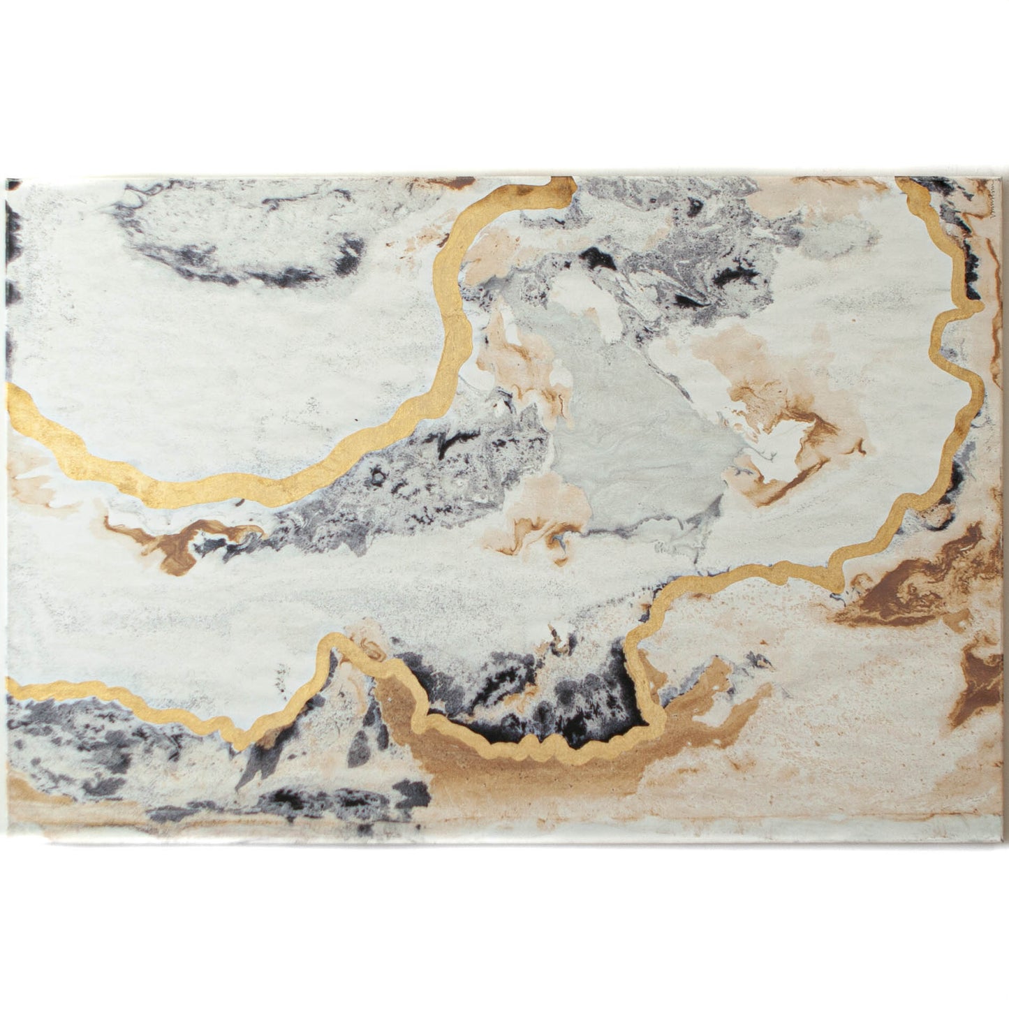 Art - Cinder & Smoke Large 40" X 60" CLEARED