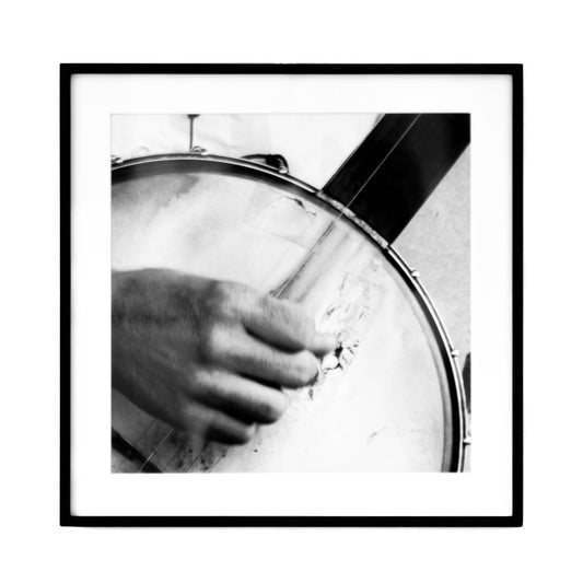 Art - B&W Banjo - SMALL - CLEARED 19" x 19"