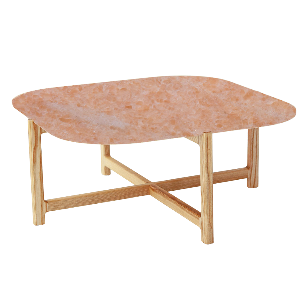 Quarry Pink Marble Coffee Table