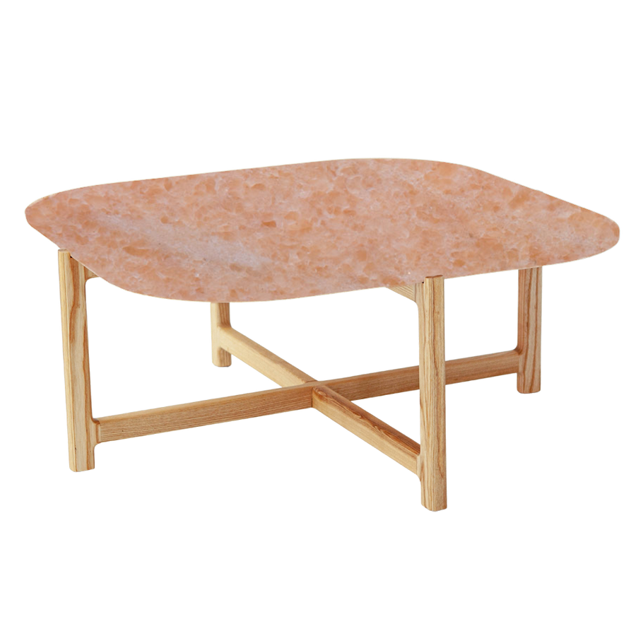 Quarry Pink Marble Coffee Table