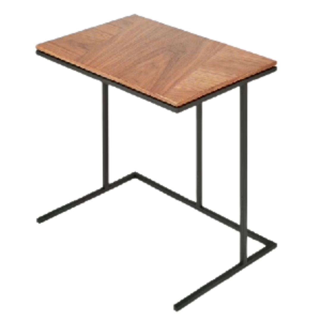 End Table - Tobias Network Walnut  Black