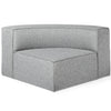 Sectional - Grey Mix Wedge Parliament Stone - 38"
