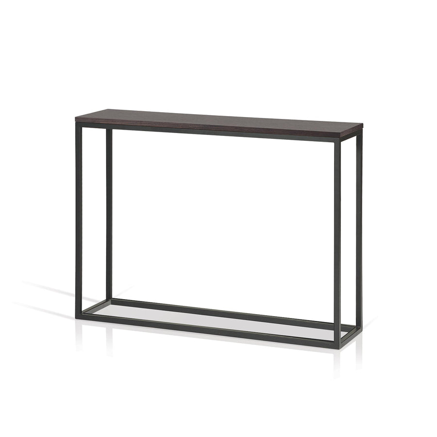 Console - Ensol Grey Frame w/ Walnut Top - 40"