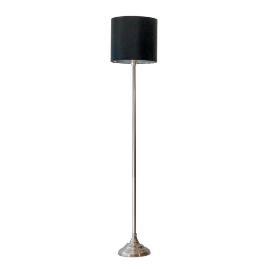 Floor Lamp - Tall Chrome Silver