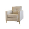 Accent Chair - Mayne Taupe Leather