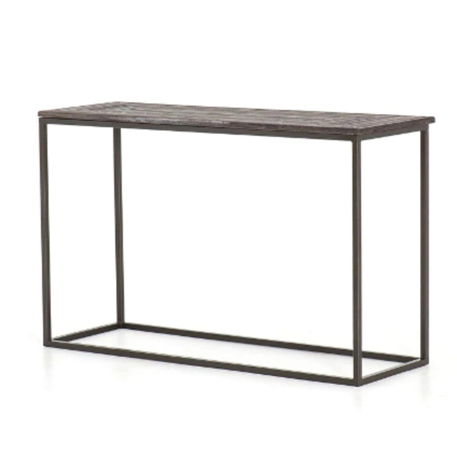 Console - Linden Metal w/ Marble Pattern Top - 48"