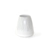 Small White Matte Ceramic w/ Lines
