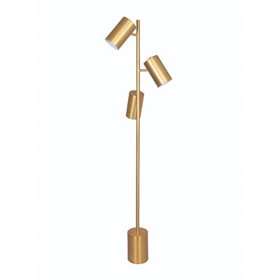 Floor Lamp - 3 Light Directional Gold