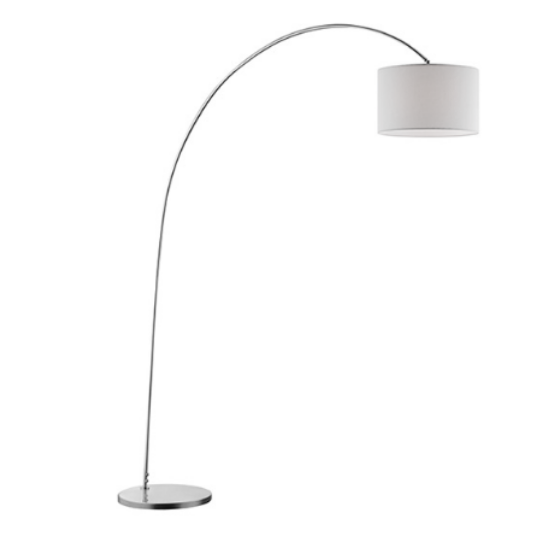 Floor Lamp - Arc Brushed Steel