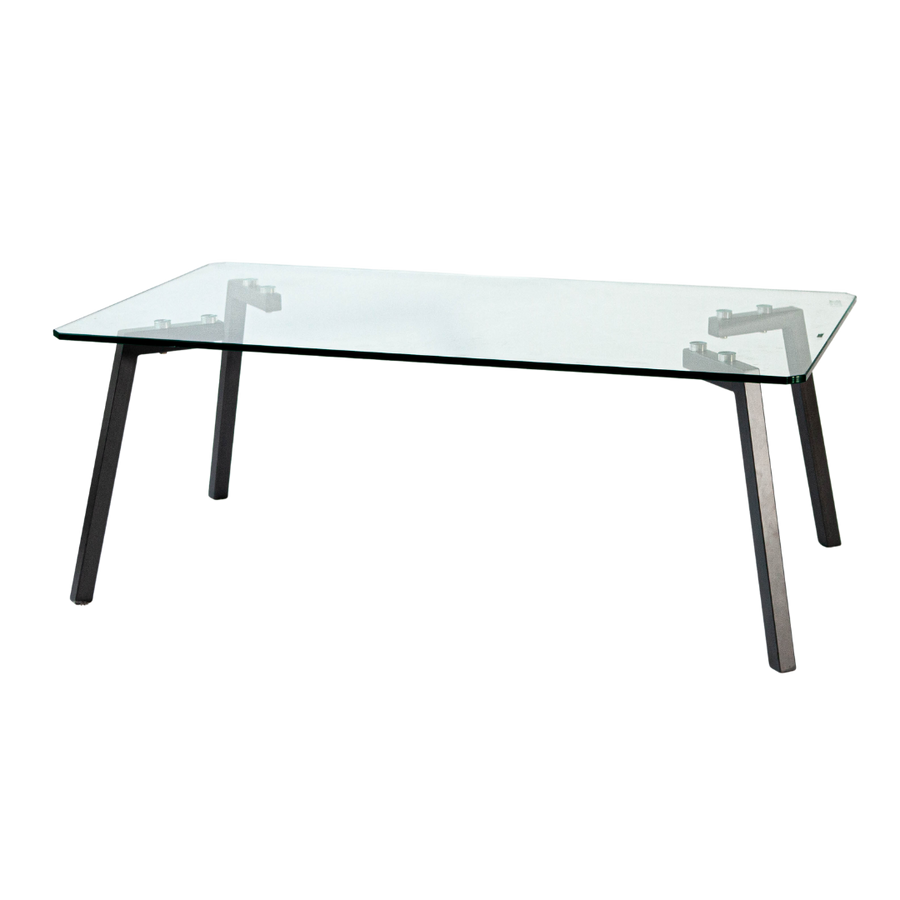 Collins Rectangular Glass Coffee Table