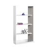Bookshelf - White w/ Grey Wood