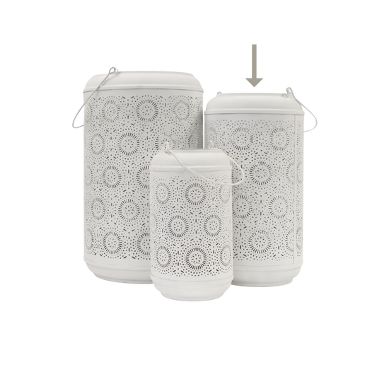 Lantern - White Medium