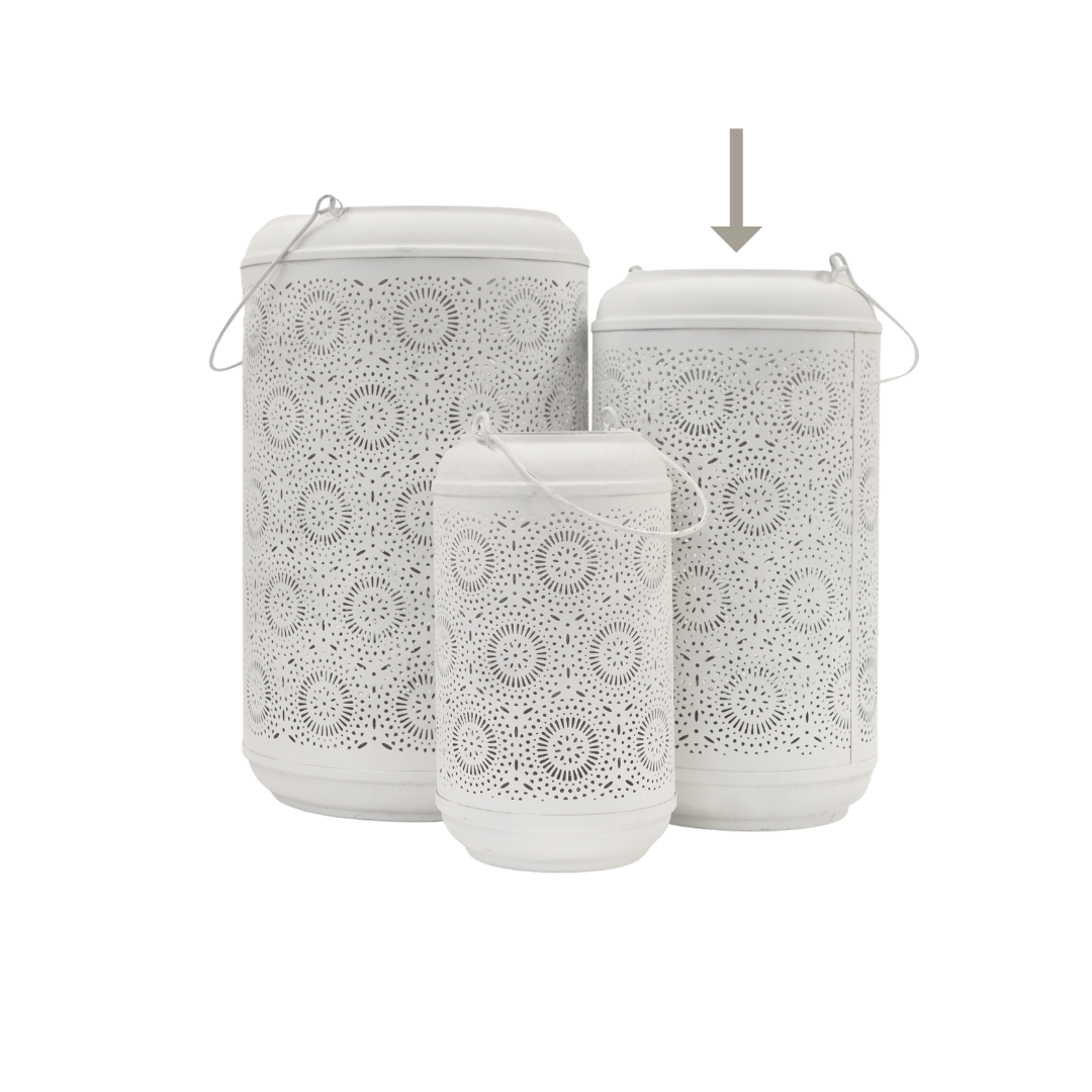 Lantern - White Medium