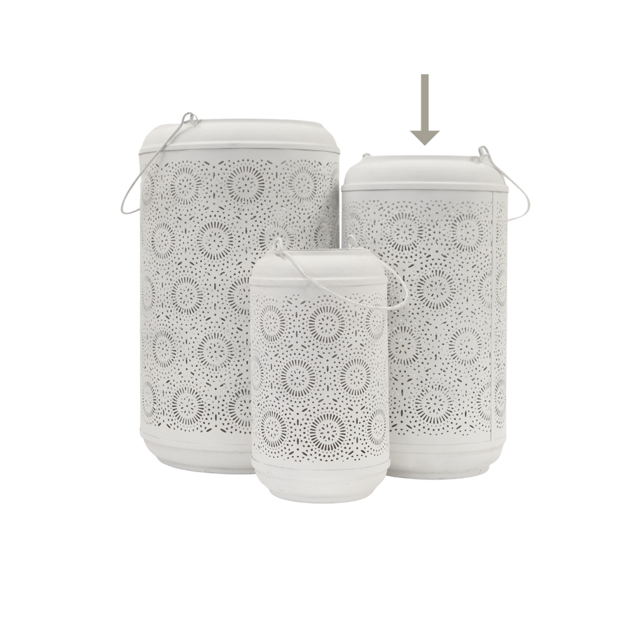 Lantern - White Medium