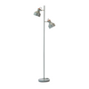 Floor Lamp - 2 Light Grey Adjustable