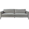 Sofa - Slim Cool Grey w/ Black Leg Apartment 75"