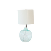 Table Lamp - Turquoise Glass Bulb