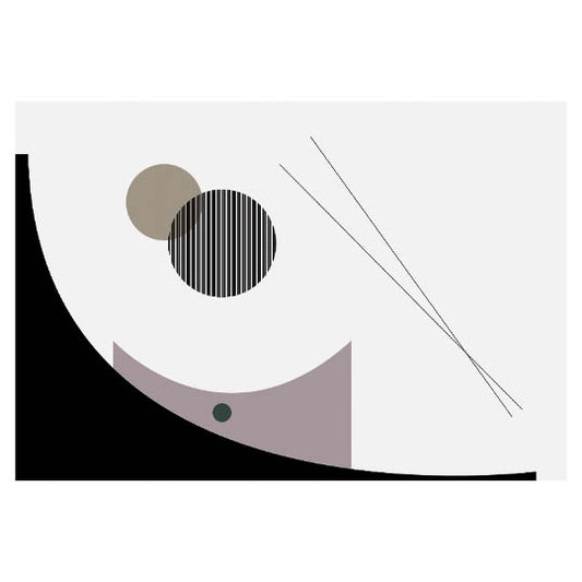 Art - Dots 6 Framed Black - Small - CLEARED 24" X 20"