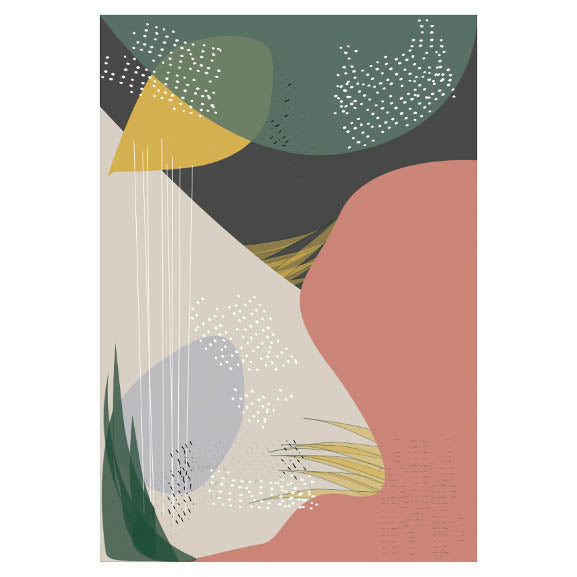 Art - Jungle 2 Framed White - Small - CLEARED 20" X 26"