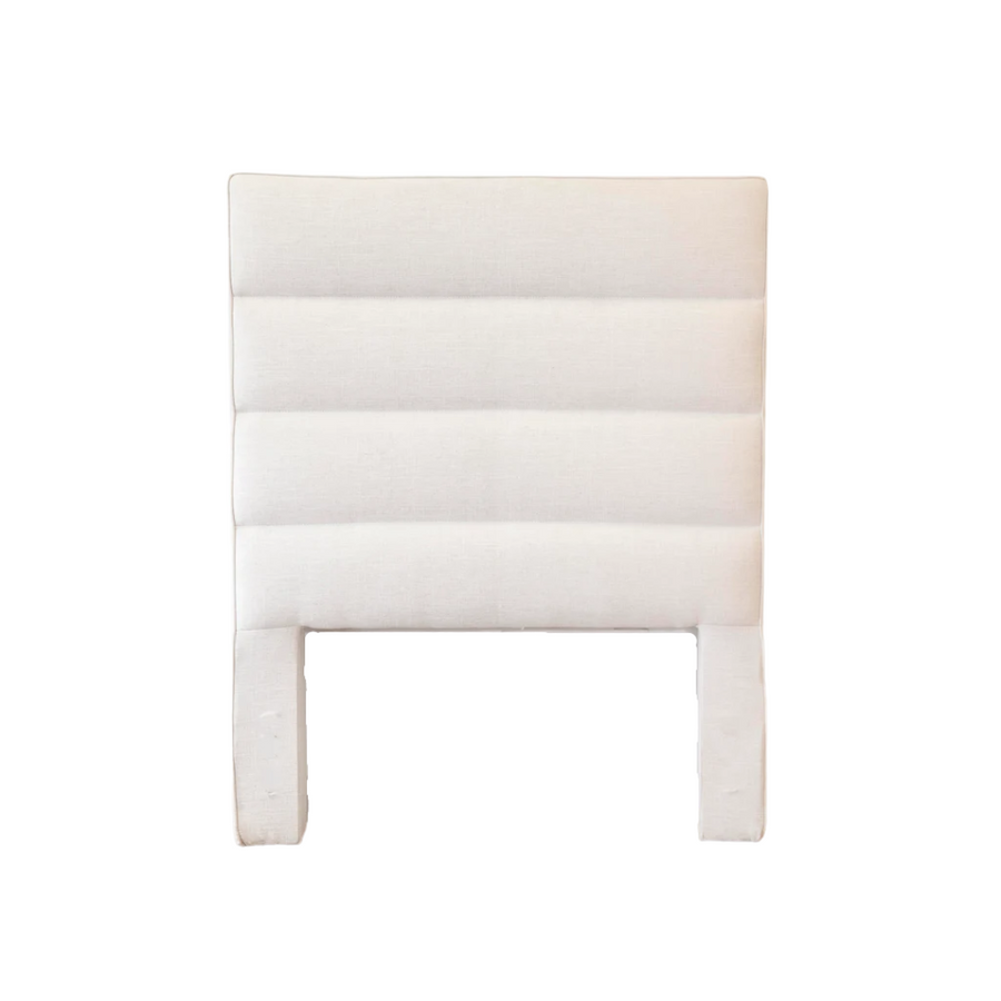 Headboard - Twin Light Grey 4 Horizontal Sections