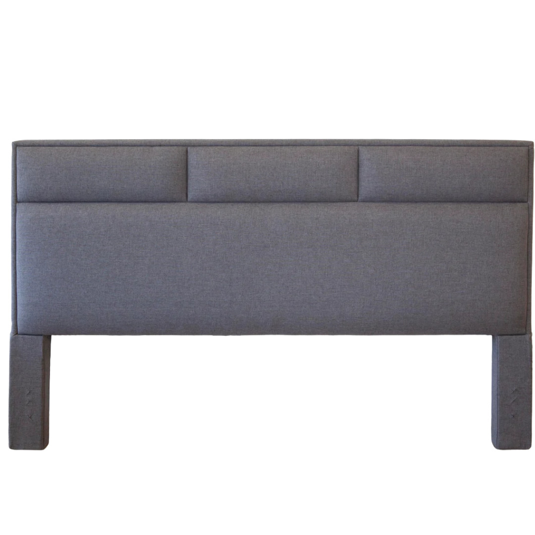 Headboard - King Dark Grey 3 Tuft Section