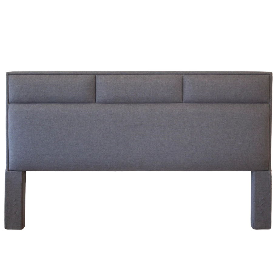 Headboard - King Dark Grey 3 Tuft Section
