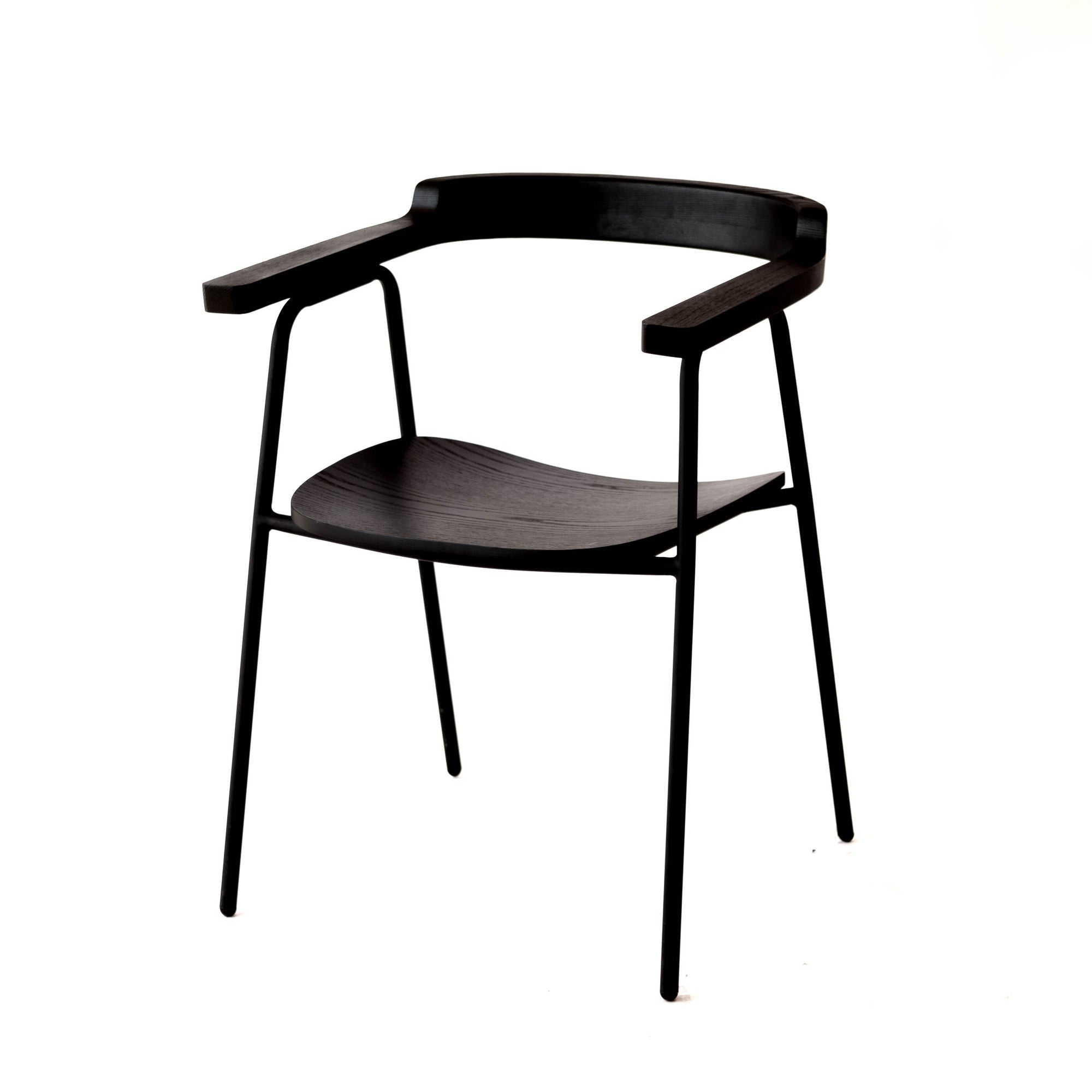 Principal Black Powder Coat & Black Ash