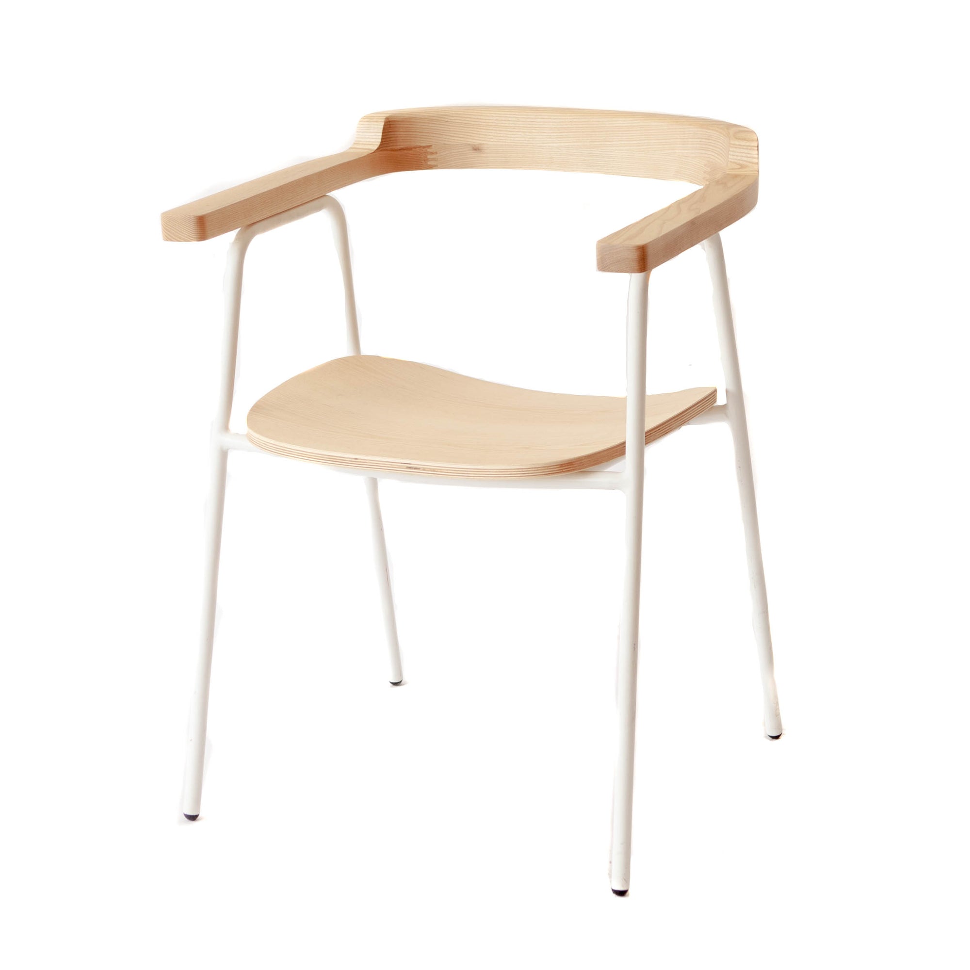 Principal White Powder Coat & Ash Blonde