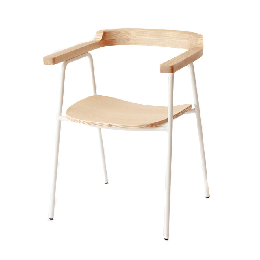 Principal White Powder Coat & Ash Blonde