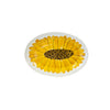Plate - White Serving Platter w/ Sunflower