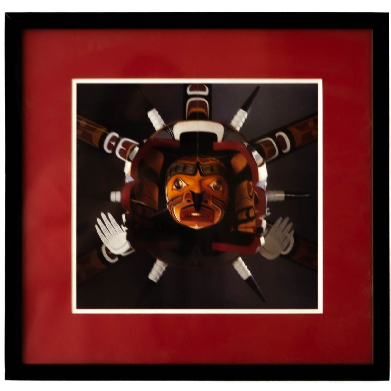 Art - First Nations Face Carving Photo - SMALL  - NOT CLEARED 17" X 17"