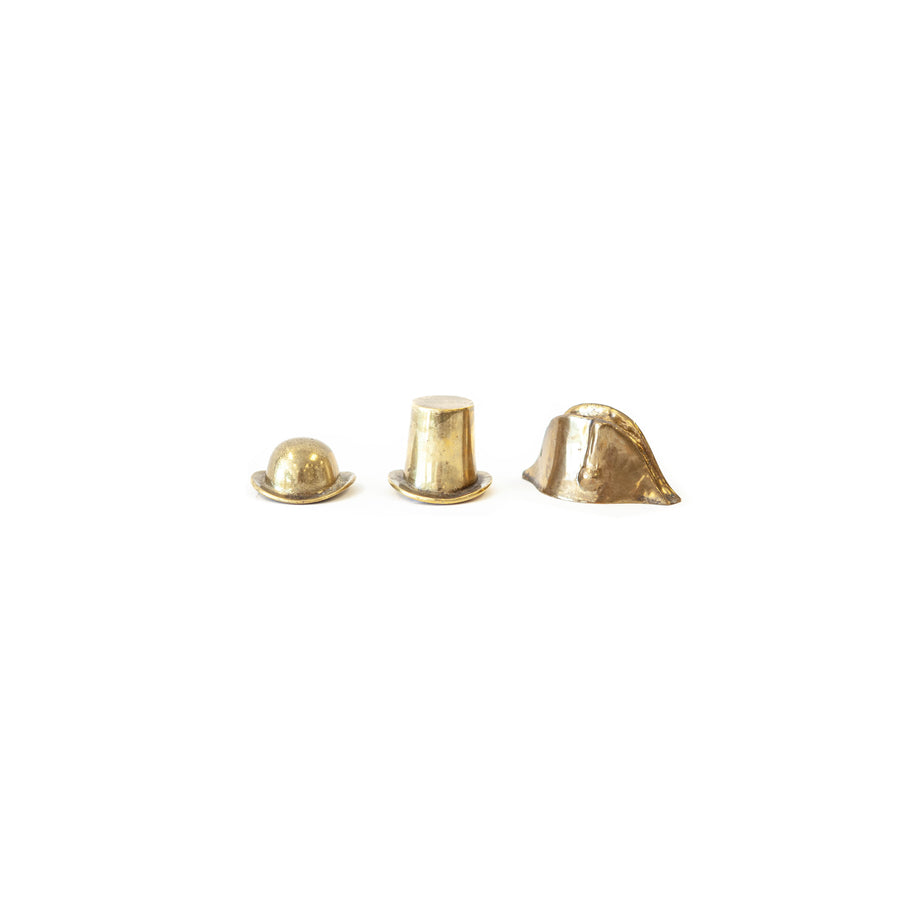 Sculpture - Small Brass Hats Assorted