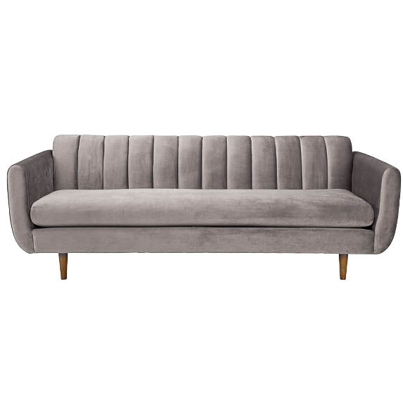 Sofa - Mollie Steel Grey 78"