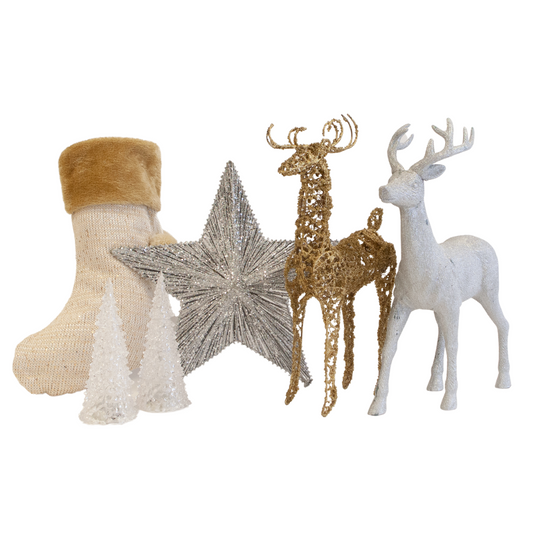 Christmas Decor - Assorted Ornaments & Stockings